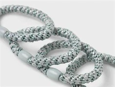 Name It hårelastikker aqua grå/cameo pink/lilla dove/serenity glitter (16-pak)